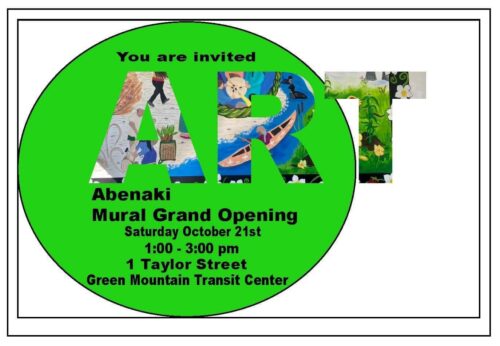 Abenaki Mural Grand Opening