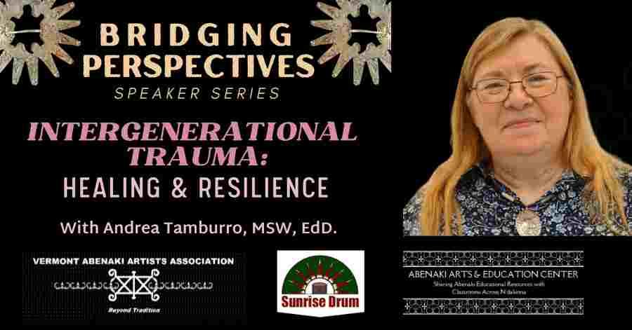 Bridging Perspectives speaker series talk on Intergenerational Trauma by Andrea Tamburro.