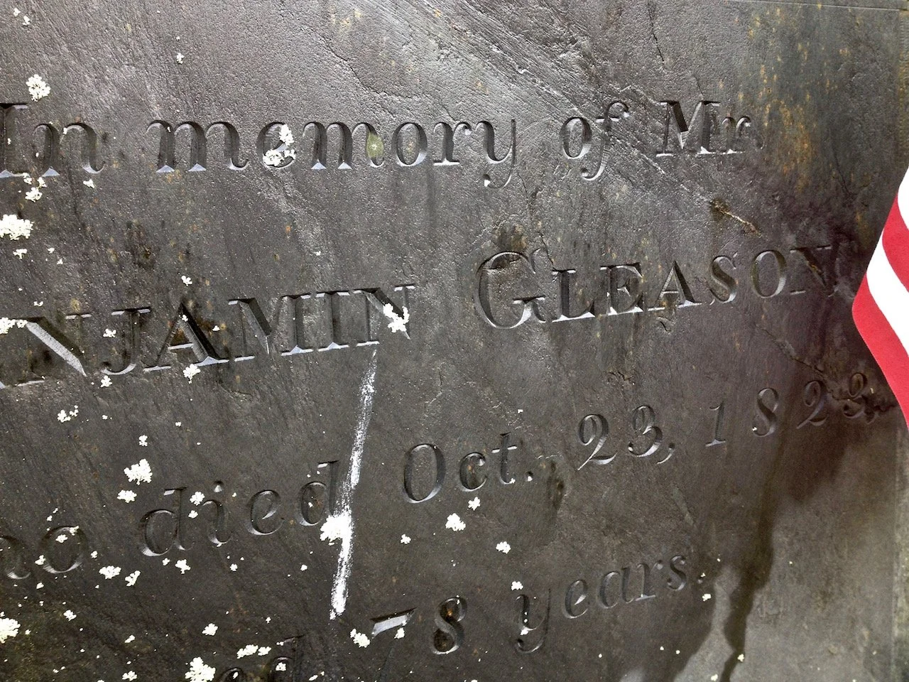 Benjamin Gleason Headstone - Lost in Translation