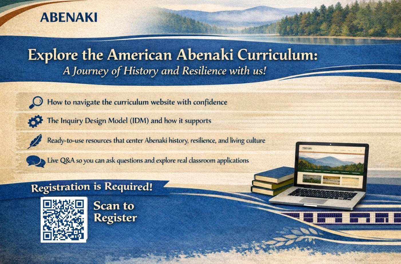 American Abenaki Curriculum Course Poster